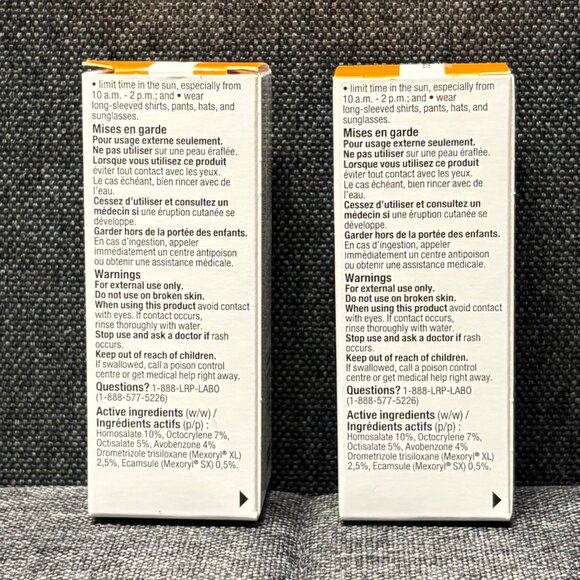 La Roche-Posay Anthelios XL 60 SPF Face and Body Lotion 15ml X2 New in Box - Picture 3 of 3